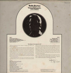 DOLLY PARTON SINGS "MY FAVORITE SONGWRITER PORTER WAGONER 1972 English Vinyl LP