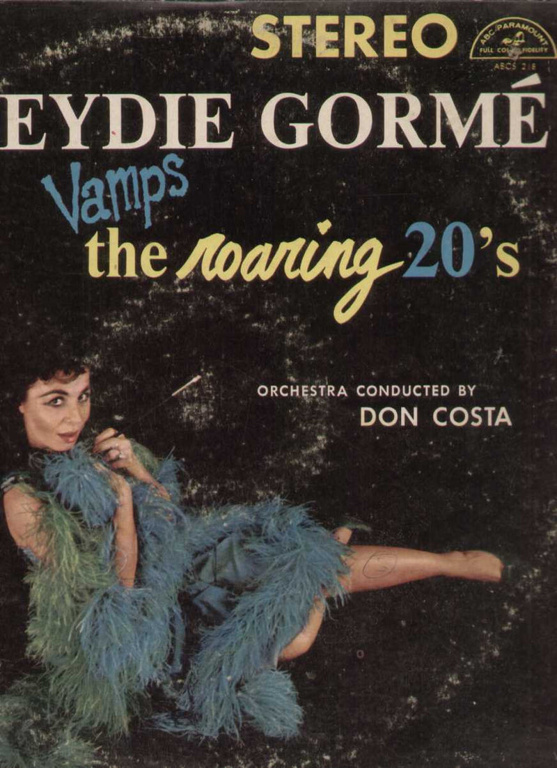 Eydie Gorme "Eydie Gorme Vamps The Roaring 20’s" — LP vinyl record cover