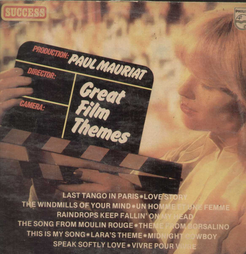 Great Film Themes by Paul Mauriat — LP vinyl record cover