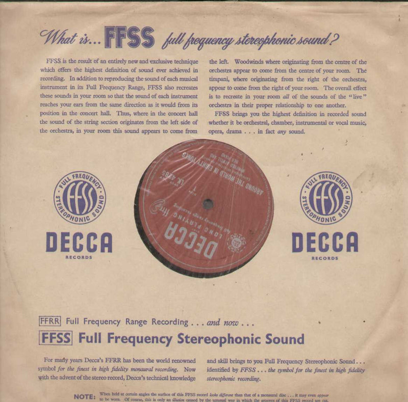 Around the World 80 Tunes — LP vinyl record cover