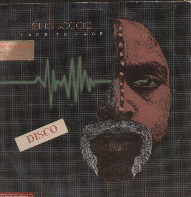 Gino Soccio, face to face — LP vinyl record cover