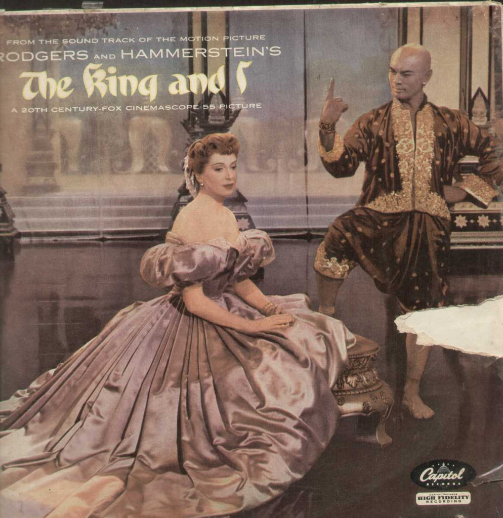 "The King And I" 1959 Soundtrack Stars Y.Brenner D.Kerr Rodgers/Hammerstein English Vinyl LP