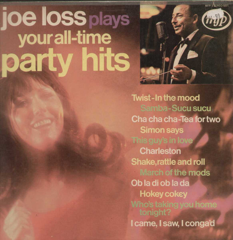 Joe Loss, Joe Loss Plays Your All-Time Party Hits 1971 — 1971 LP vinyl record cover
