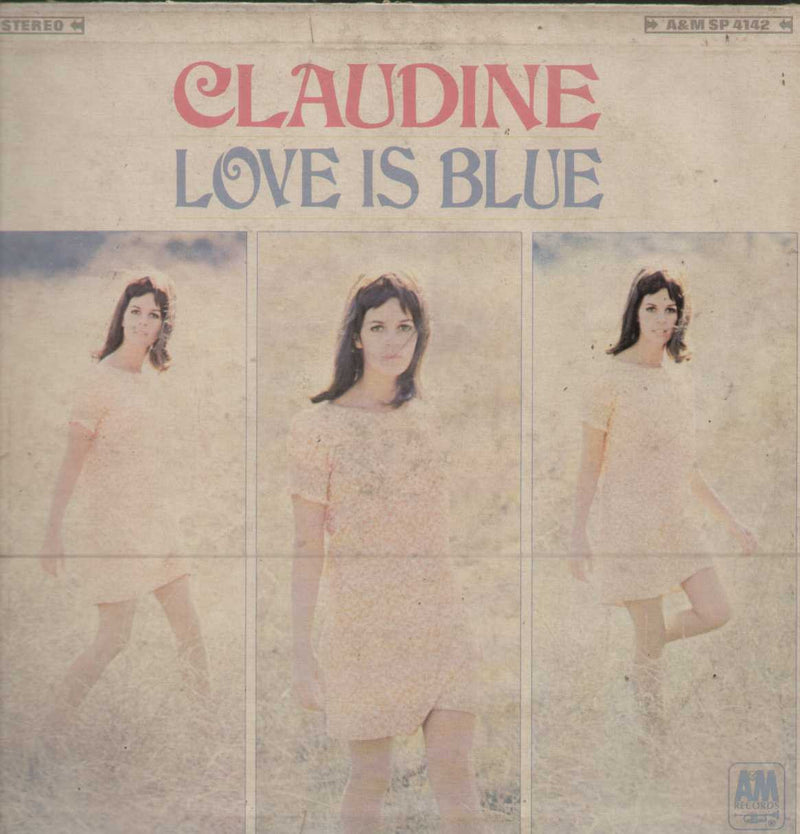 Love Is Blue by Claudine Longet — LP vinyl record cover