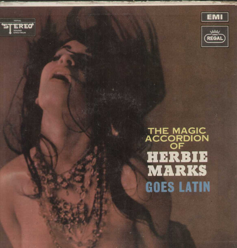 A The Magic Accordion Of Herbie Marks Goes Latin — LP vinyl record cover