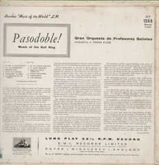 Gran Orquesta De Profesores Solistas Pasodoble English Vinyl LP