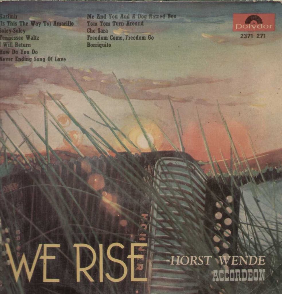We rise horst wende accordeon English Vinyl LP