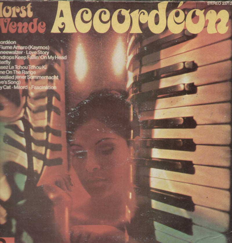 horst wende ACCORDEON akkordeon KAYMOS love story — LP vinyl record cover
