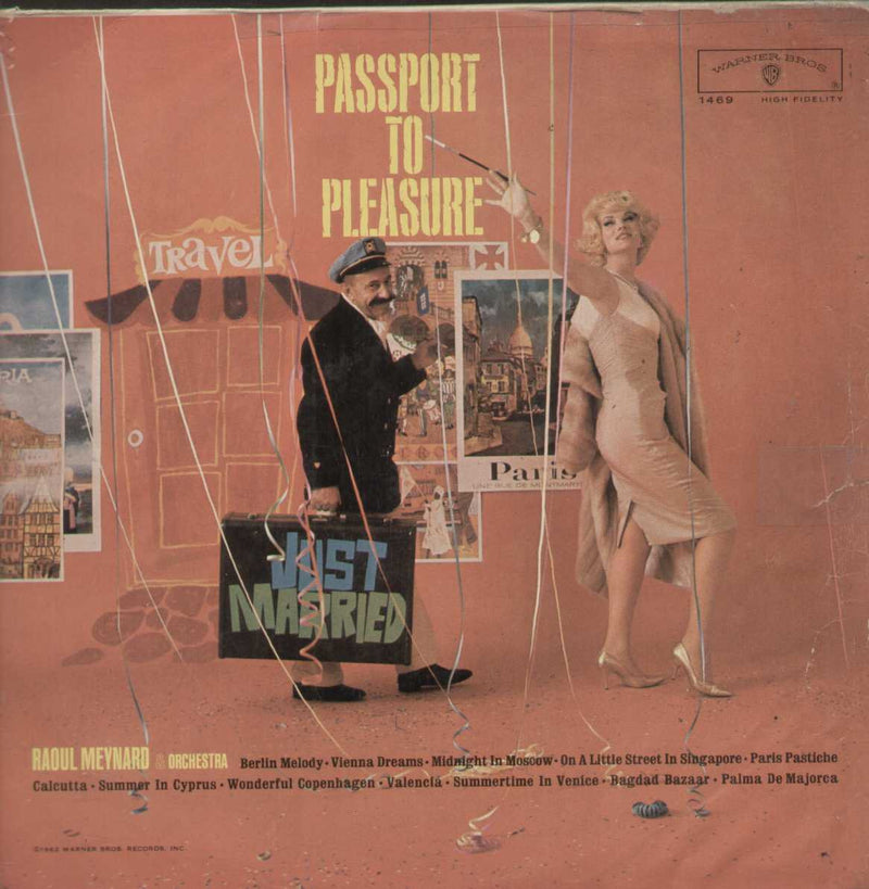 RAOUL MEYNARD passport to pleasure — LP vinyl record cover