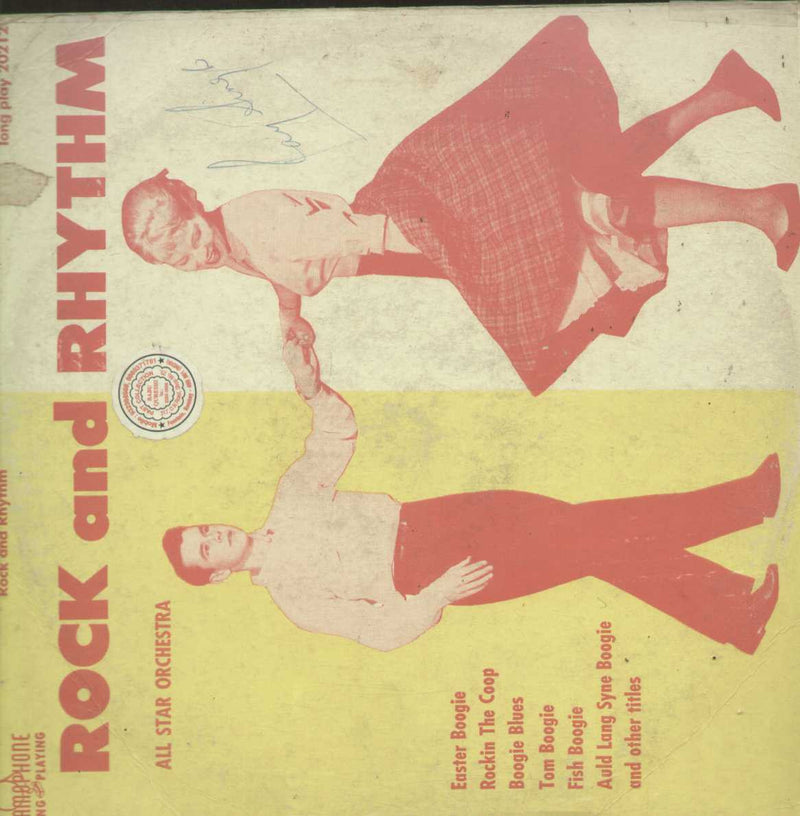 Rock and Rhythm — rock LP vinyl record cover