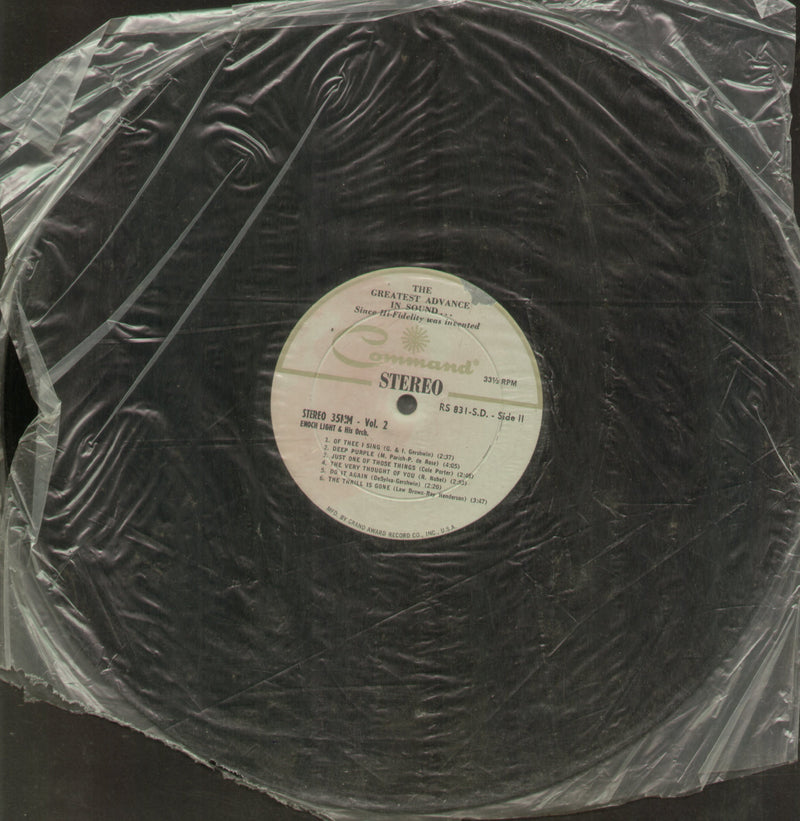 No Sleeve by The Greatest Advance In Sound — LP vinyl record cover