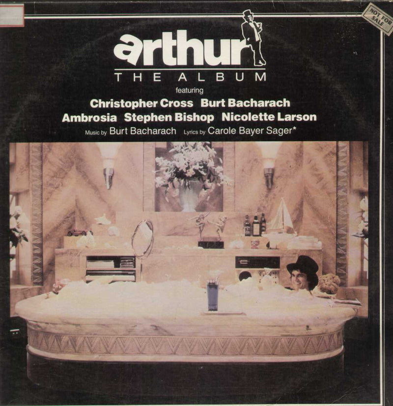 Arthur by Burt Bacharach ‎ — LP vinyl record cover