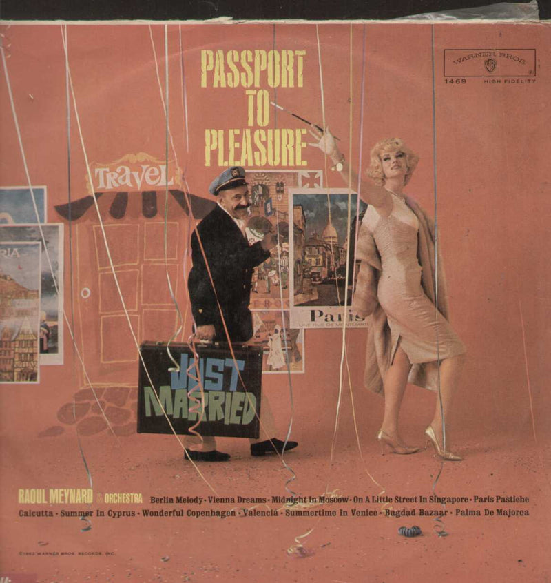 RAOUL MEYNARD passport to pleasure — LP vinyl record cover