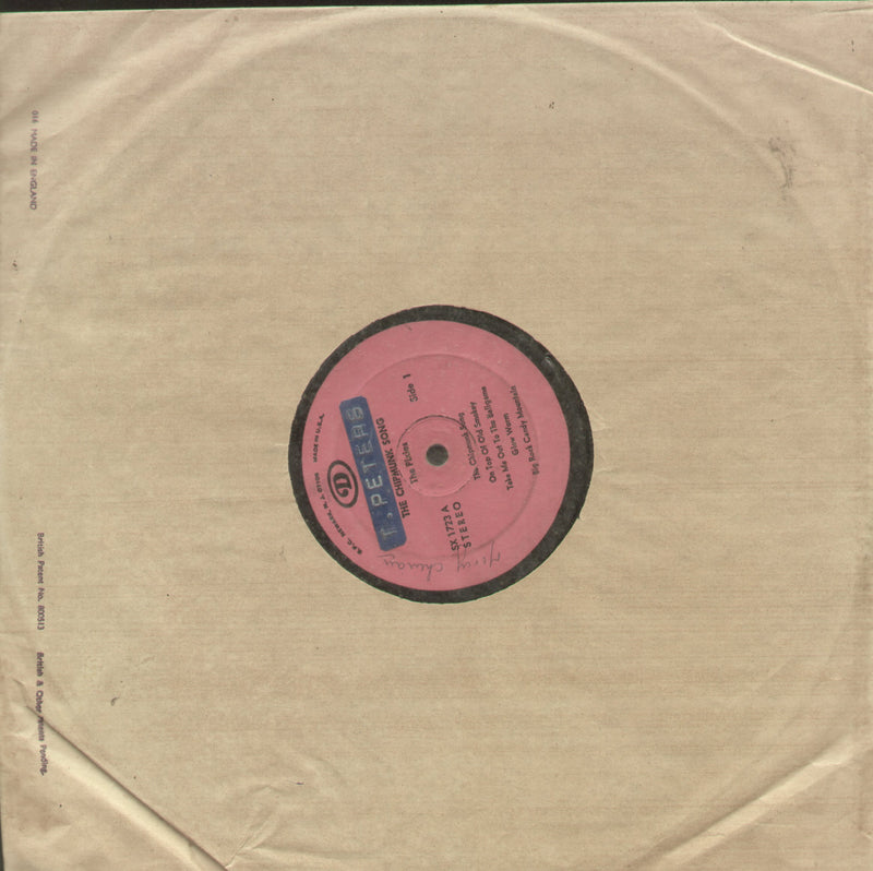 No Sleeve by The Chipmunk — LP vinyl record cover