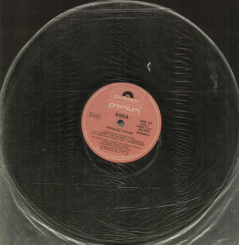 Vous by Abba Voulez — LP vinyl record cover