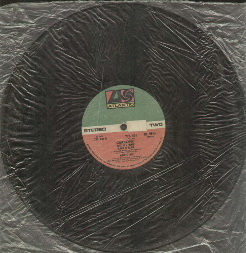 No Sleeve by Cerrone Love In C Minor — LP vinyl record cover