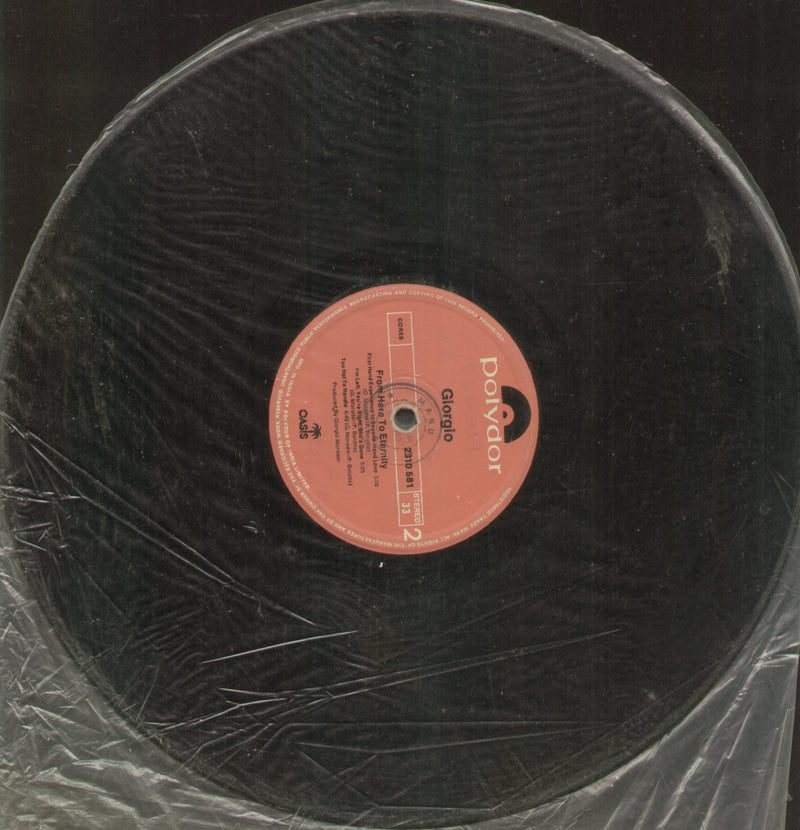 From Here To Eternity 1970 by Giorgio — 1970 LP vinyl record cover