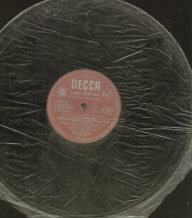 No Sleeve by Mantovani And His Orchestra — LP vinyl record cover