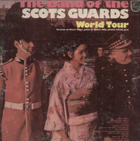 the band of the scots guards world  tour lp English Vinyl LP