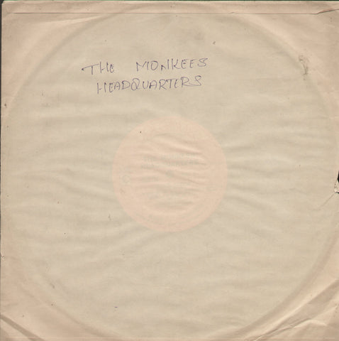 The Monkees Headquarters - English Bollywood Vinyl LP - No Sleeve