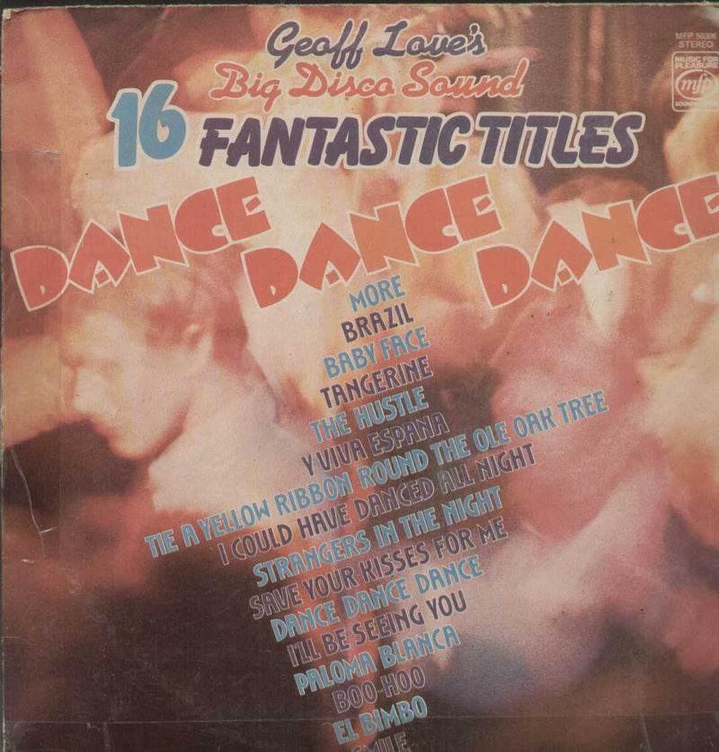 Geoff Loves Big Disco Sound: 16 Fantastic — disco LP vinyl record cover