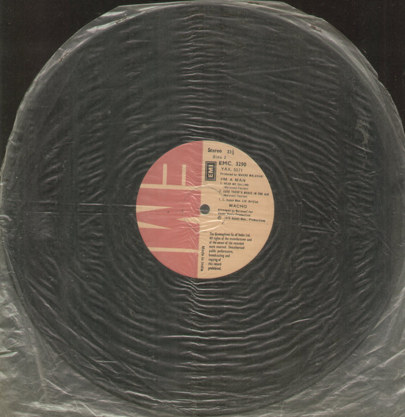 No Sleeve by Macho I'm A Man — LP vinyl record cover