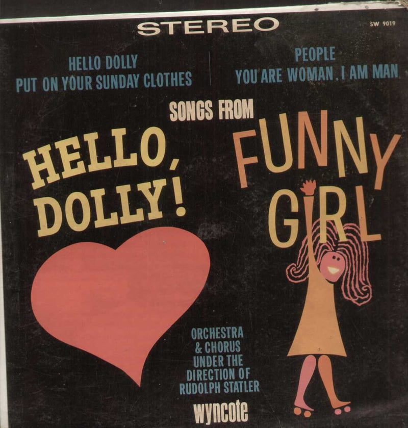 Funny Girl "Hello Dolly Record — LP vinyl record cover