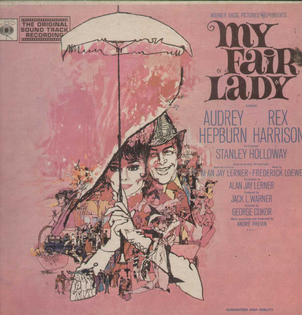 MY FAIR LADY - AUDREY HEPBURN , REX HARRISON English Vinyl LP