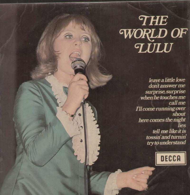 LULU The World Of Lulu — LP vinyl record cover