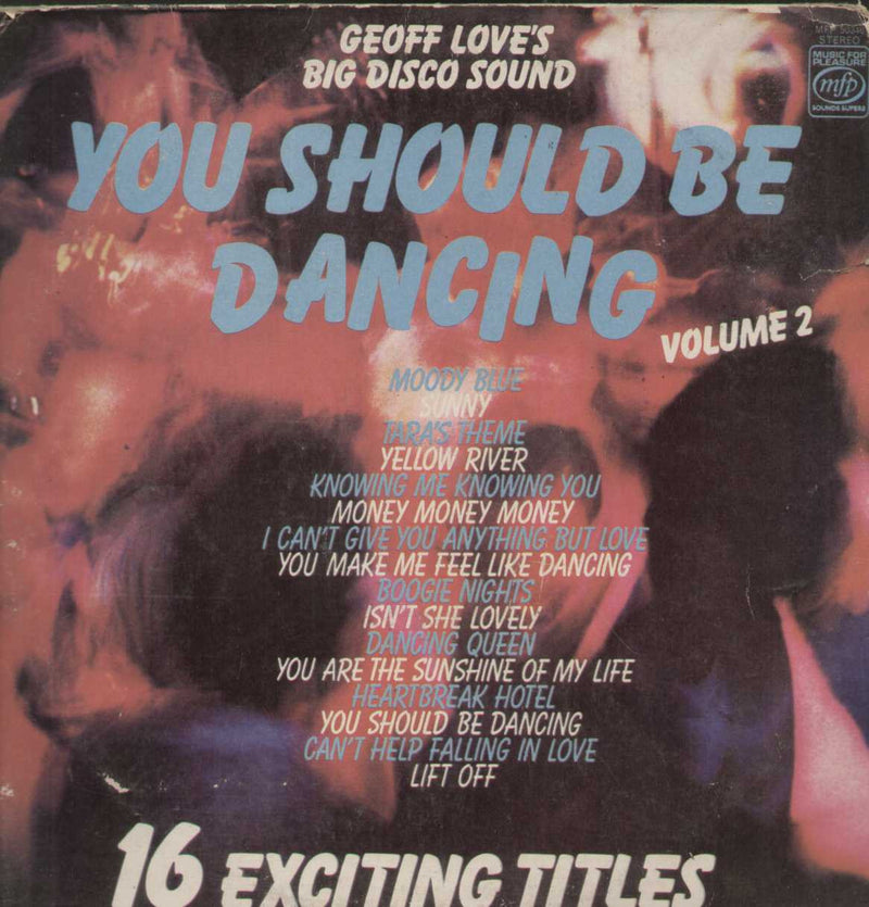 Geoff Love's Big Disco Sound You Should Be Dancing — disco LP vinyl record cover