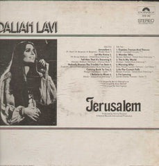 DALIAH LAVI JERUSALEM RARE LP record INDIA English Vinyl LP