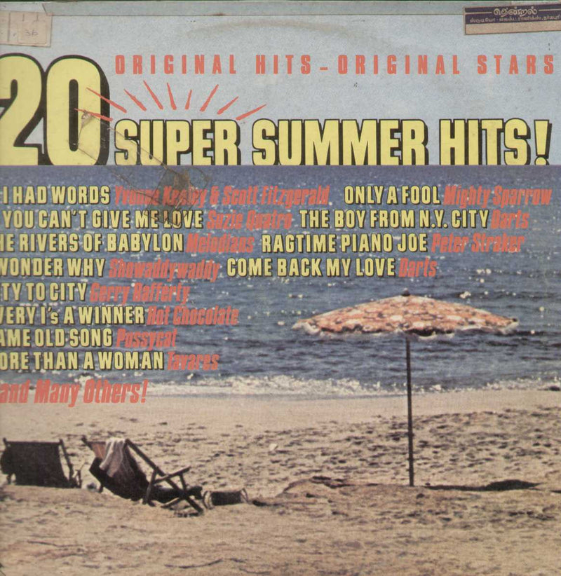 20 Super Summer Hits! — LP vinyl record cover
