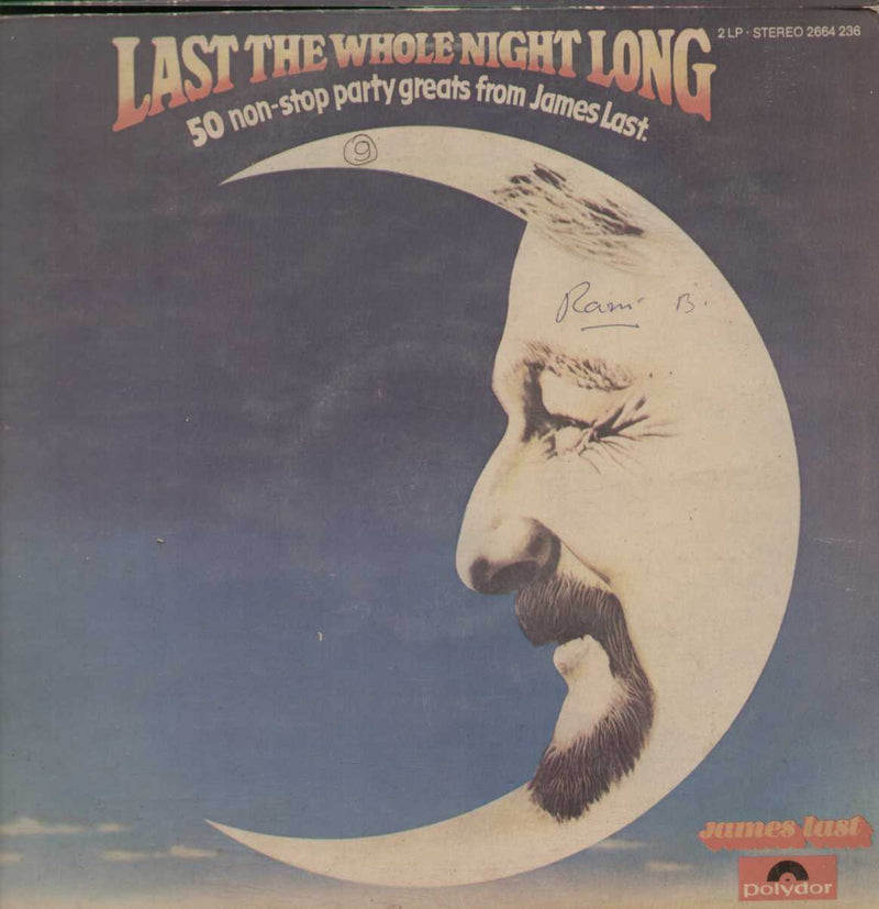 James Last Last The Whole Night Long vinyl record (Double Album) — LP vinyl record cover