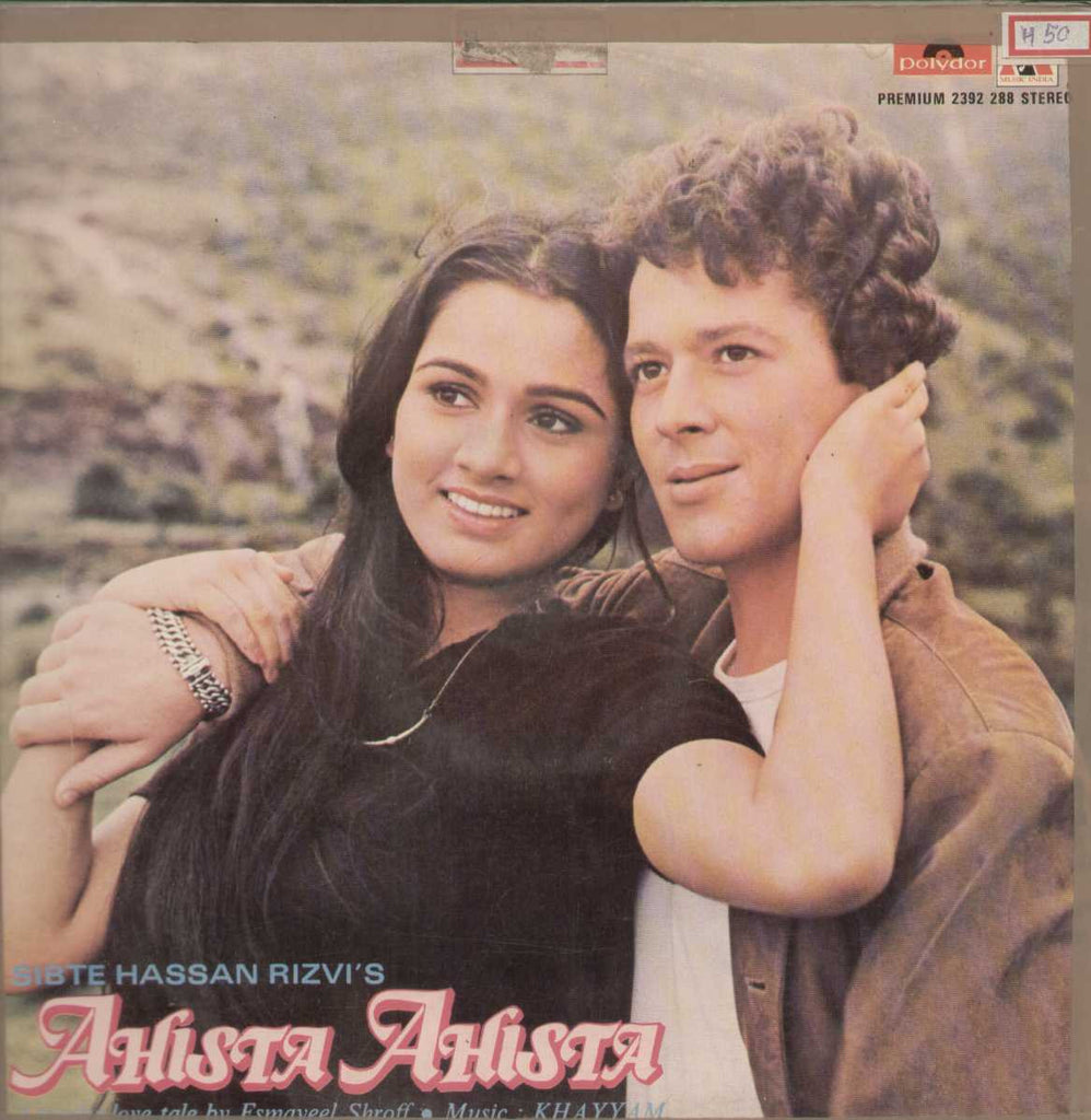 Ahista Ahista 1980 Bollywood Vinyl LP