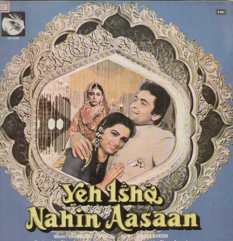 Yeh Ishq Nahin Aasaan Hindi Vinyl L P — LP vinyl record cover