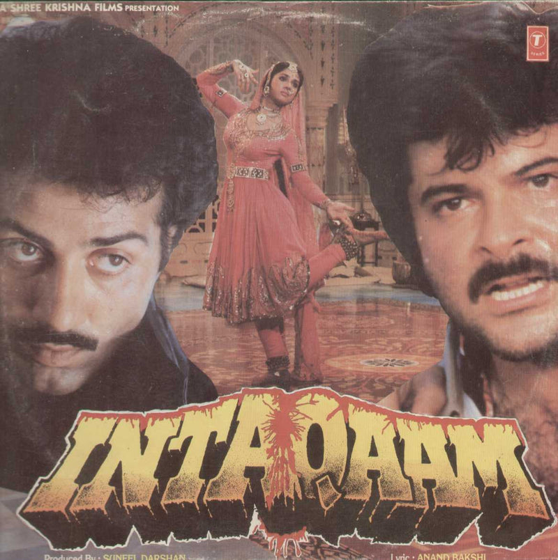 INTAQAAM Hindi Vinyl L P — LP vinyl record cover