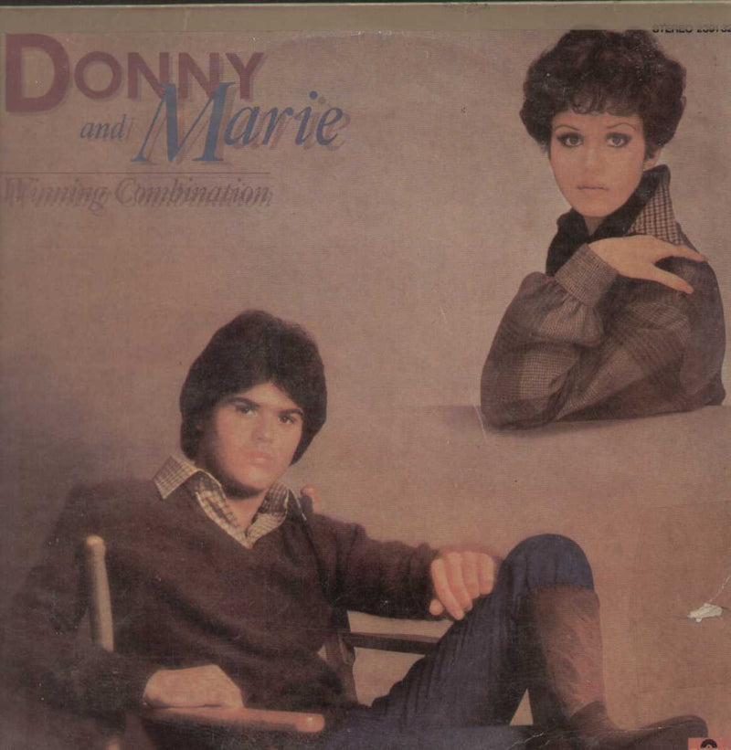 Donny and Marie Winning Combination English Vinyl L P — LP vinyl record cover