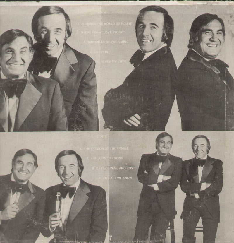 Love Stories English Vinyl L P by Sandler & Young ‎ — LP vinyl record cover