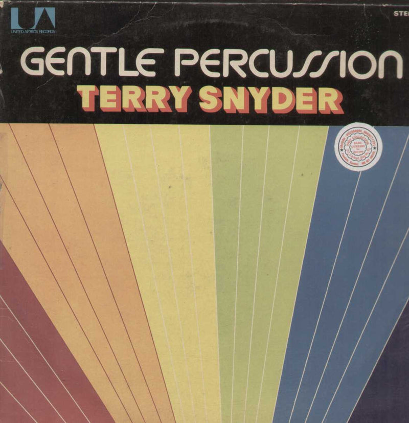 Gentle Percussion Terry Snyder English Vinyl L P — LP vinyl record cover