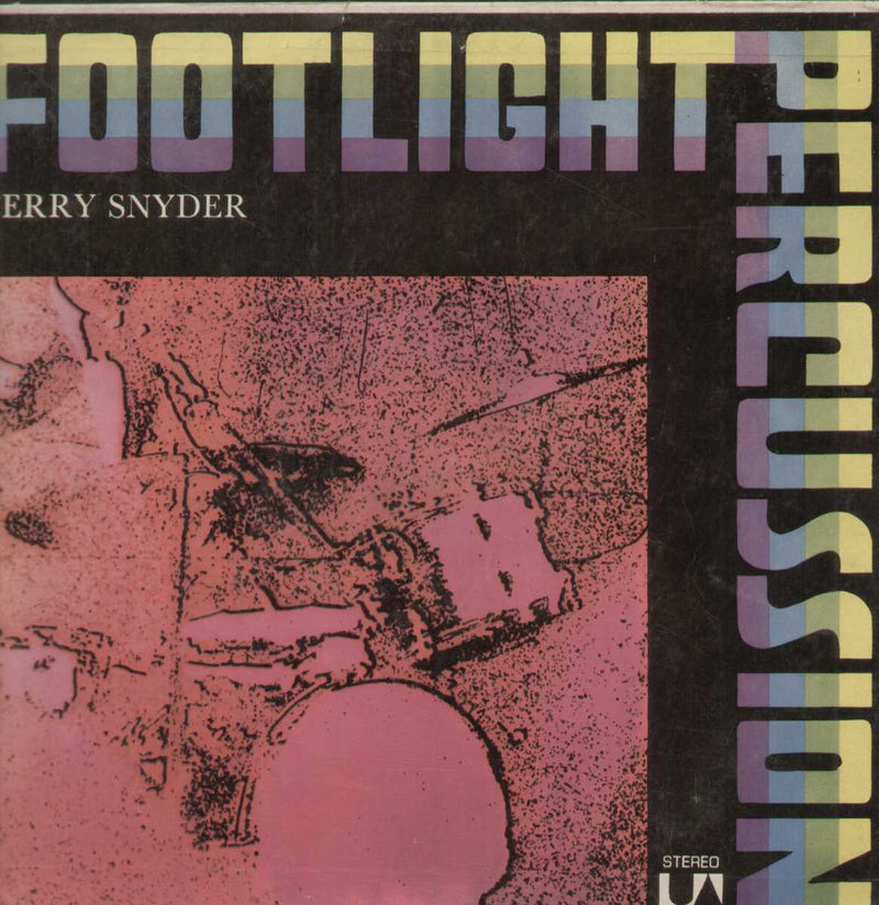 Terry Snyder Footlight Percussion Rare Lp Record English Vinyl L P — LP vinyl record cover
