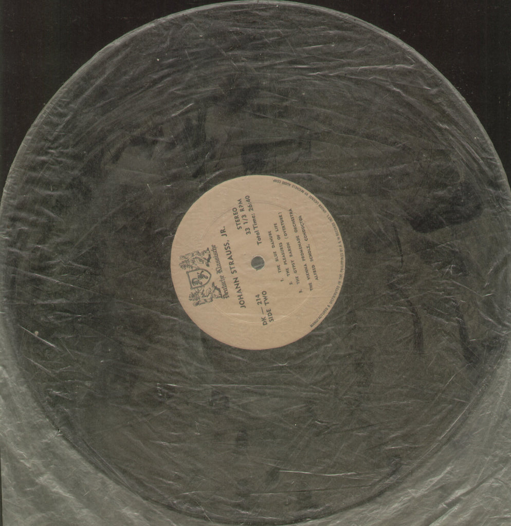Johann Strauss, Jr. - English Bollywood Vinyl LP - No Sleeve
