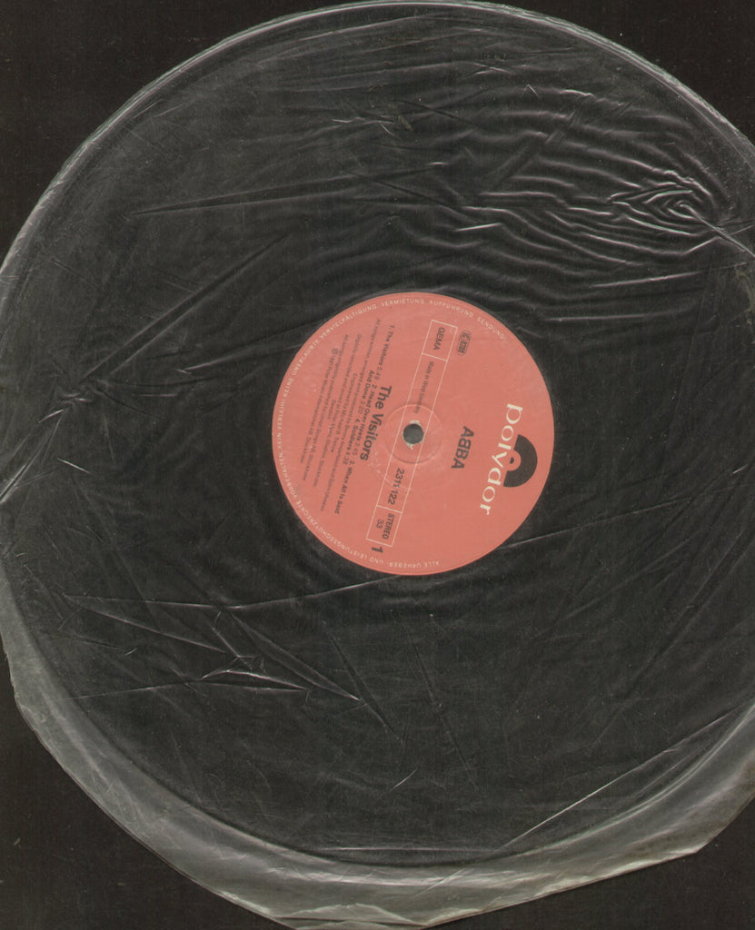 Abba The Visitors - English Bollywood Vinyl LP - No Sleeve