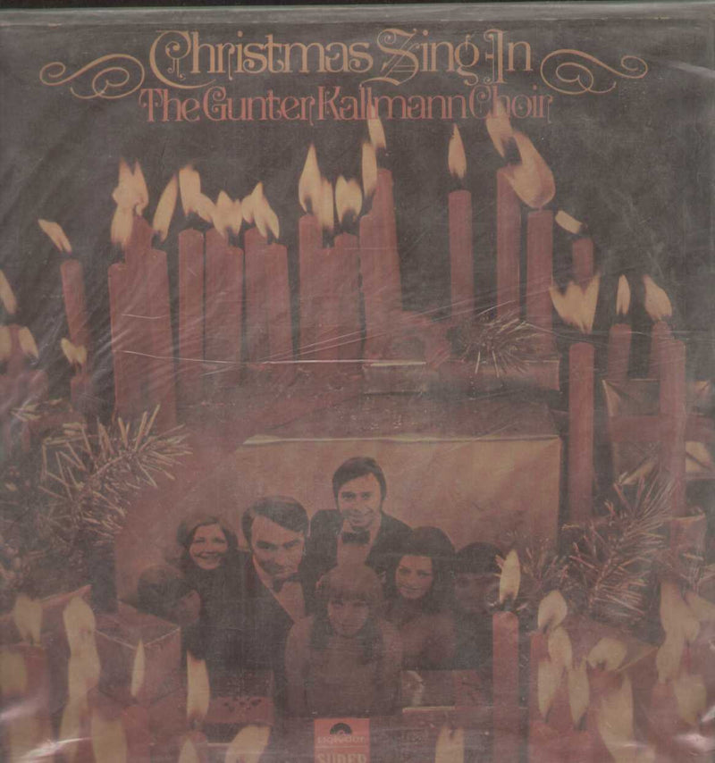 Christmas Sing-In With The Gunter Kallmann Choir English Vinyl L P — LP vinyl record cover