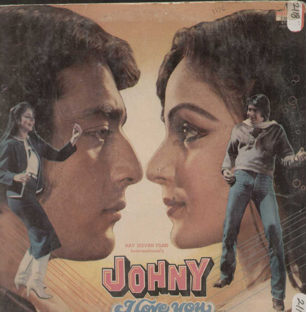 JOHNY I LOVE YOU - LP - Rajesh Roshan - Anand Bakshi English Vinyl LP