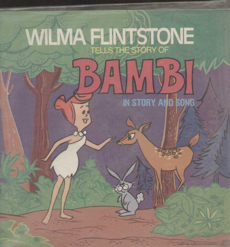 1977 by Wilma Flintstone Tells The Story of Bambi — 1977 LP vinyl record cover