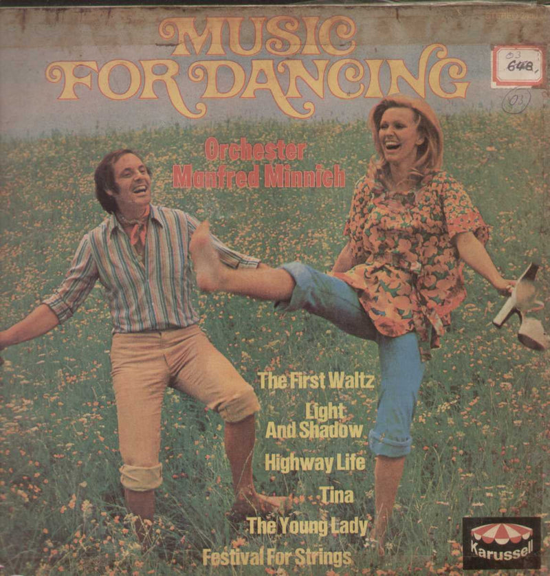 For Dancing by Manfred Minnich — LP vinyl record cover