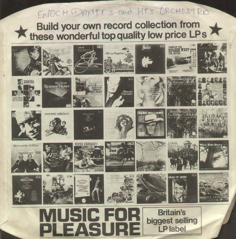 Enoch Daniels and His Orchestra - Instrumental Bollywood Vinyl LP - No Sleeve