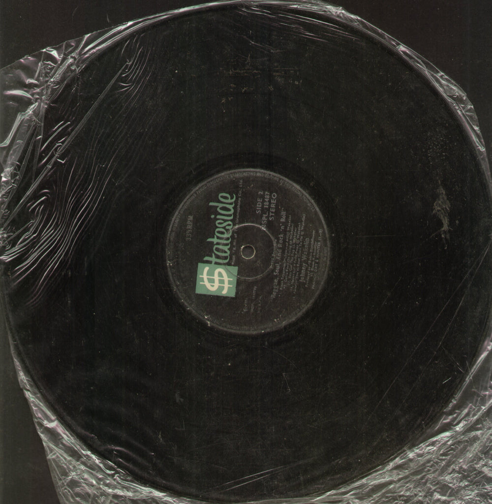 Johnny Wakelin Reggae Soul And Rock N Roll - English Bollywood Vinyl LP - No Sleeve