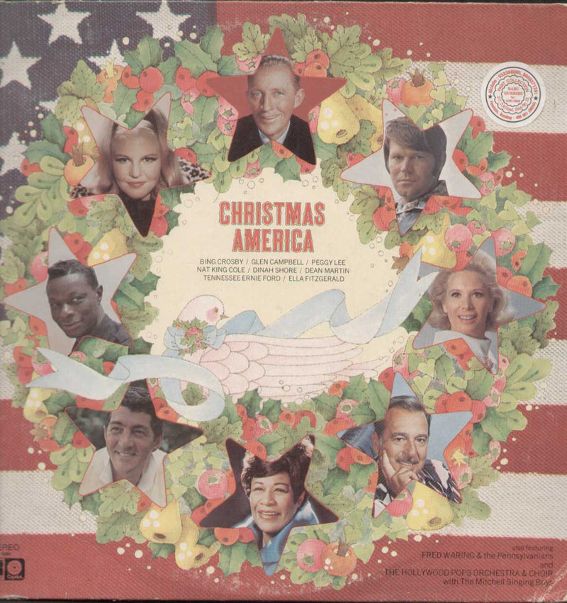 Christmas America — devotional LP vinyl record cover