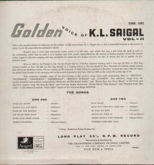 Memories of Greatness - The Golden Voice of K L Saigal - Volume 2